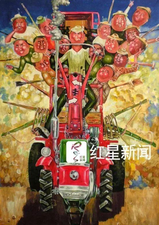 农民画家被称为中国毕加索 最贵一幅画卖到12万